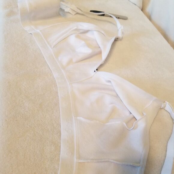 CACIQUE 46C Bra Star Sailboat Printed Cotton Blend Unlined No-Wire High Back - Picture 5 of 9